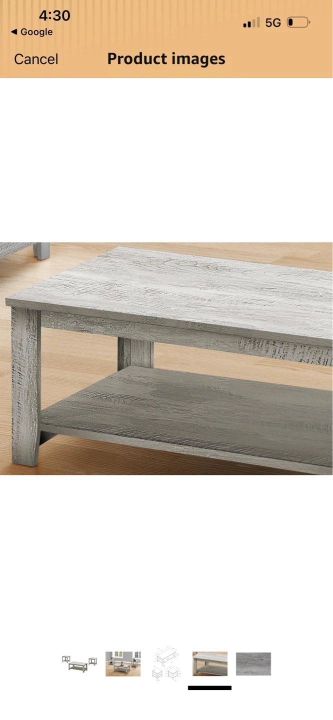 New 3-Piece Coffee Table Set - photo 4