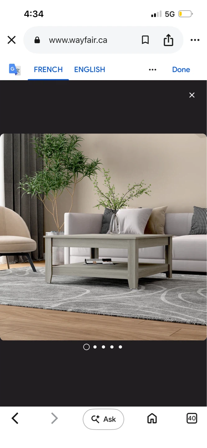 New 3-Piece Coffee Table Set - photo 3