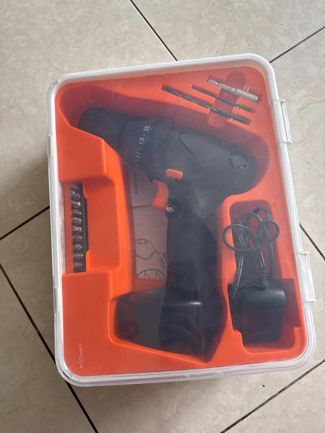 IKEA FIXA Cordless Drill with Accessories