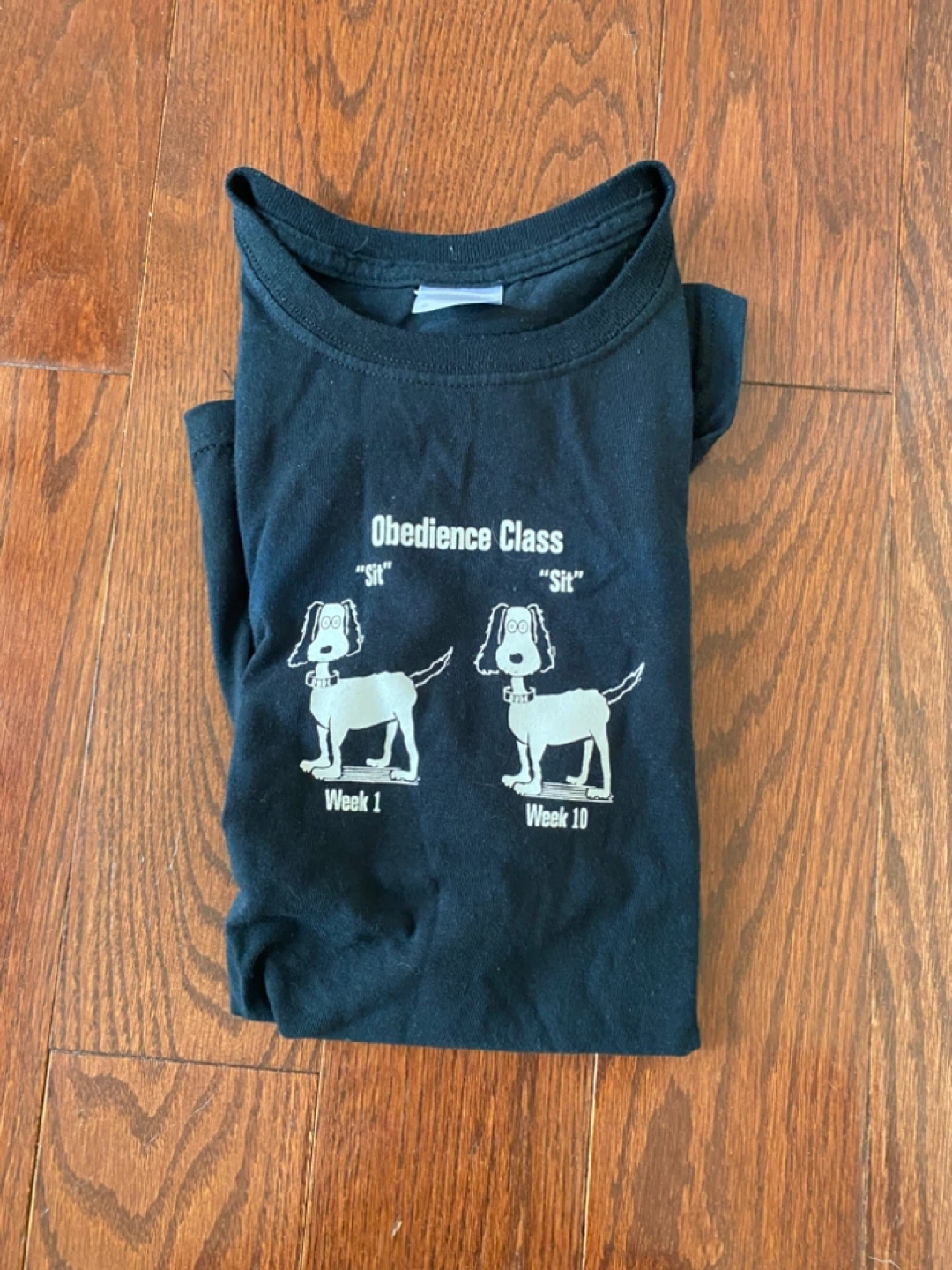 Black "Obedience Class" Dog T-Shirt - photo 2