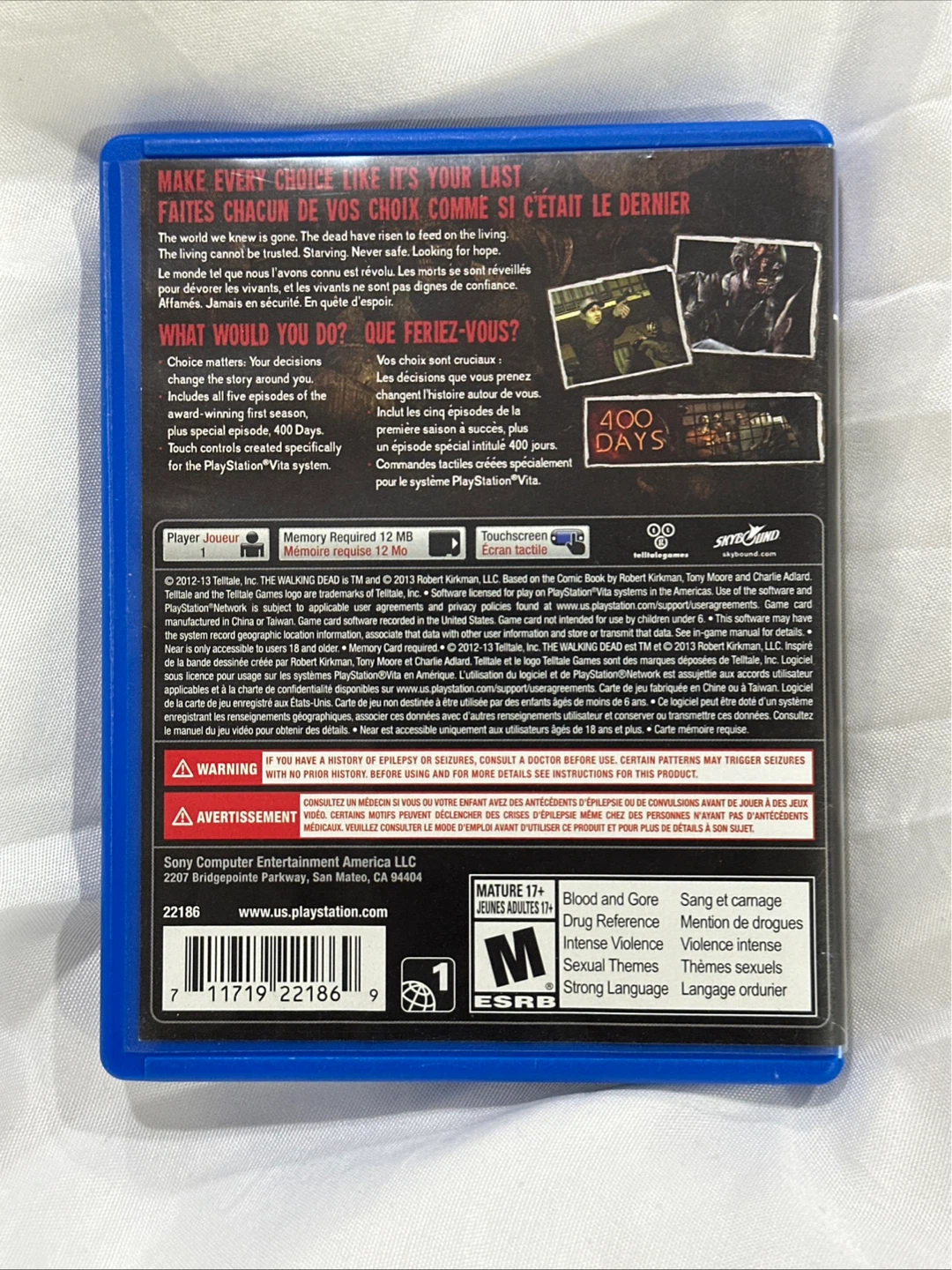 The Walking Dead: Season One - PS Vita - photo 3