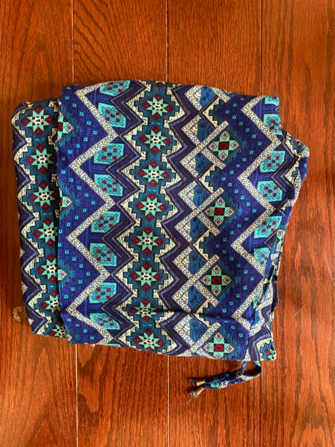Skyla Women's Blue Geometric Print Leggings Size S - photo 3