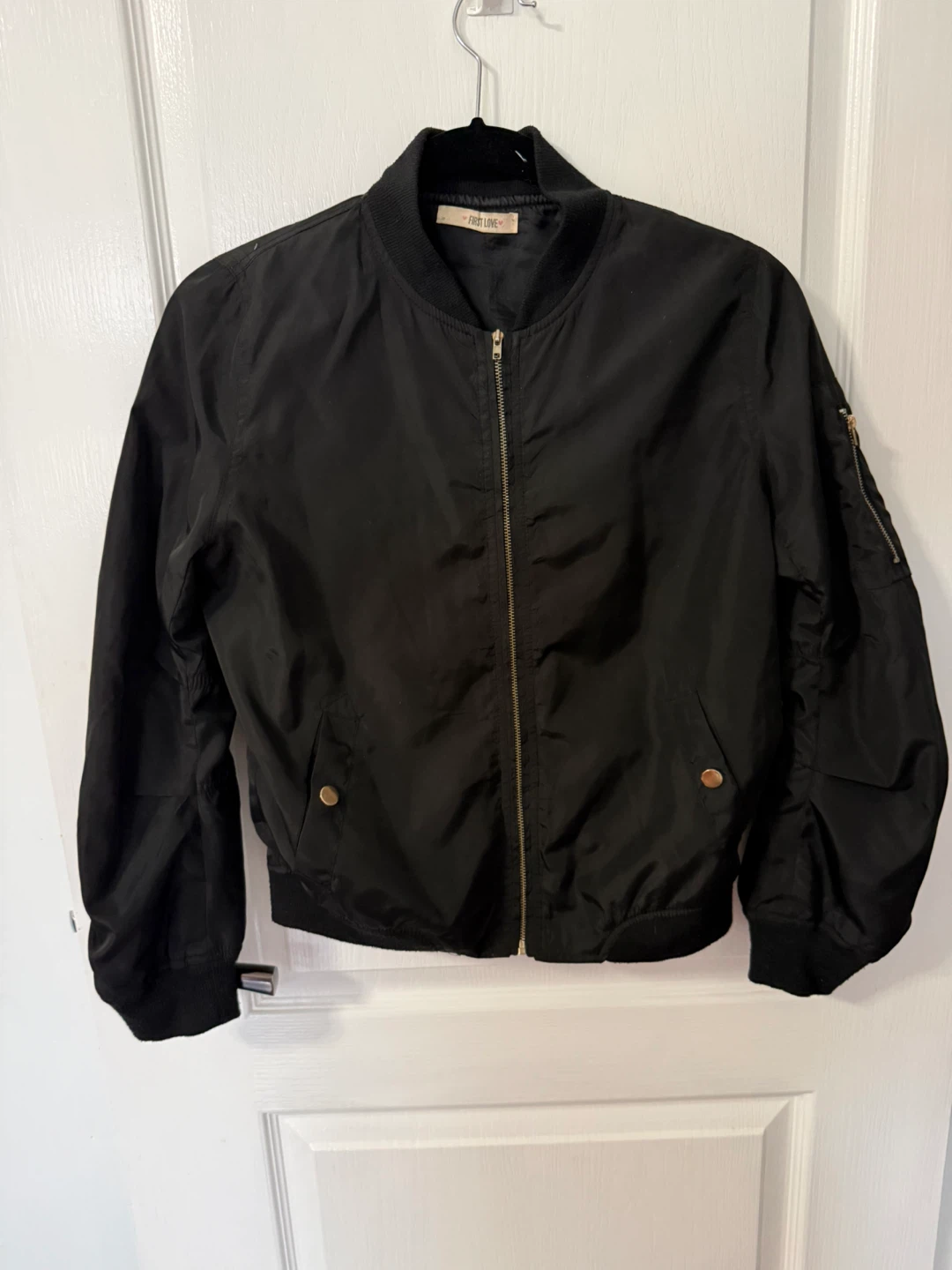 Black Bomber Jacket