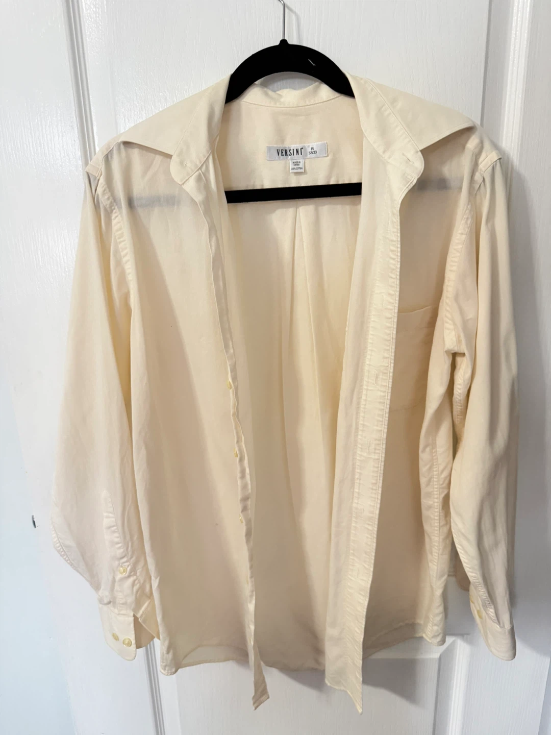 VERSINI Button-Up Shirt - Cream