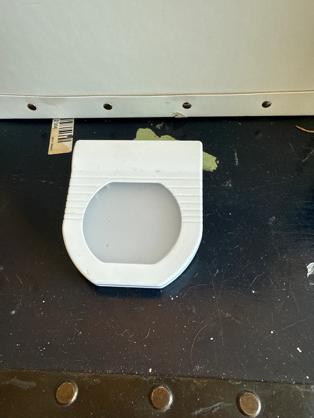 White Plug-in Night Light with Green Glow - photo 2