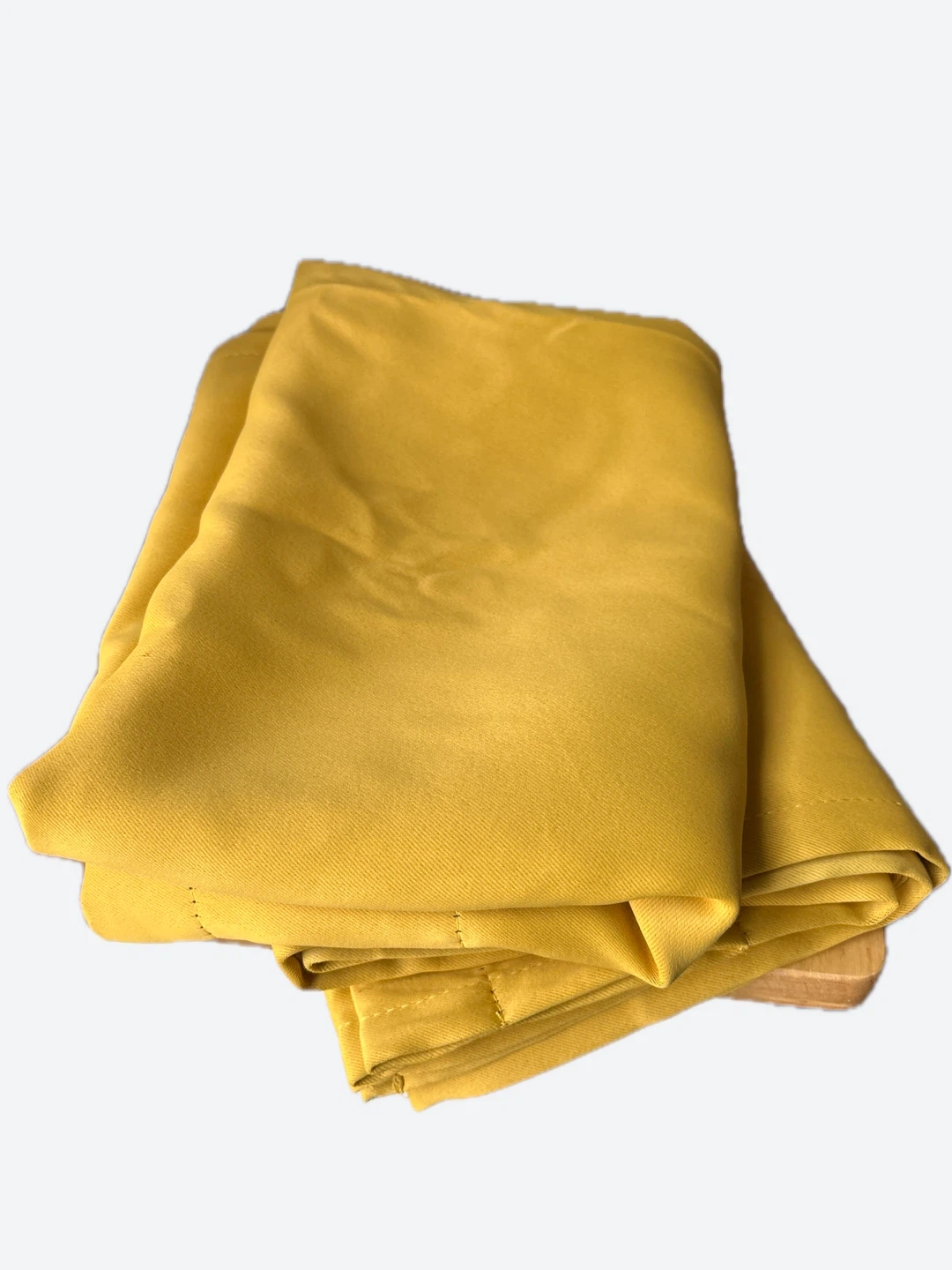 Two Yellow Curtain Panels