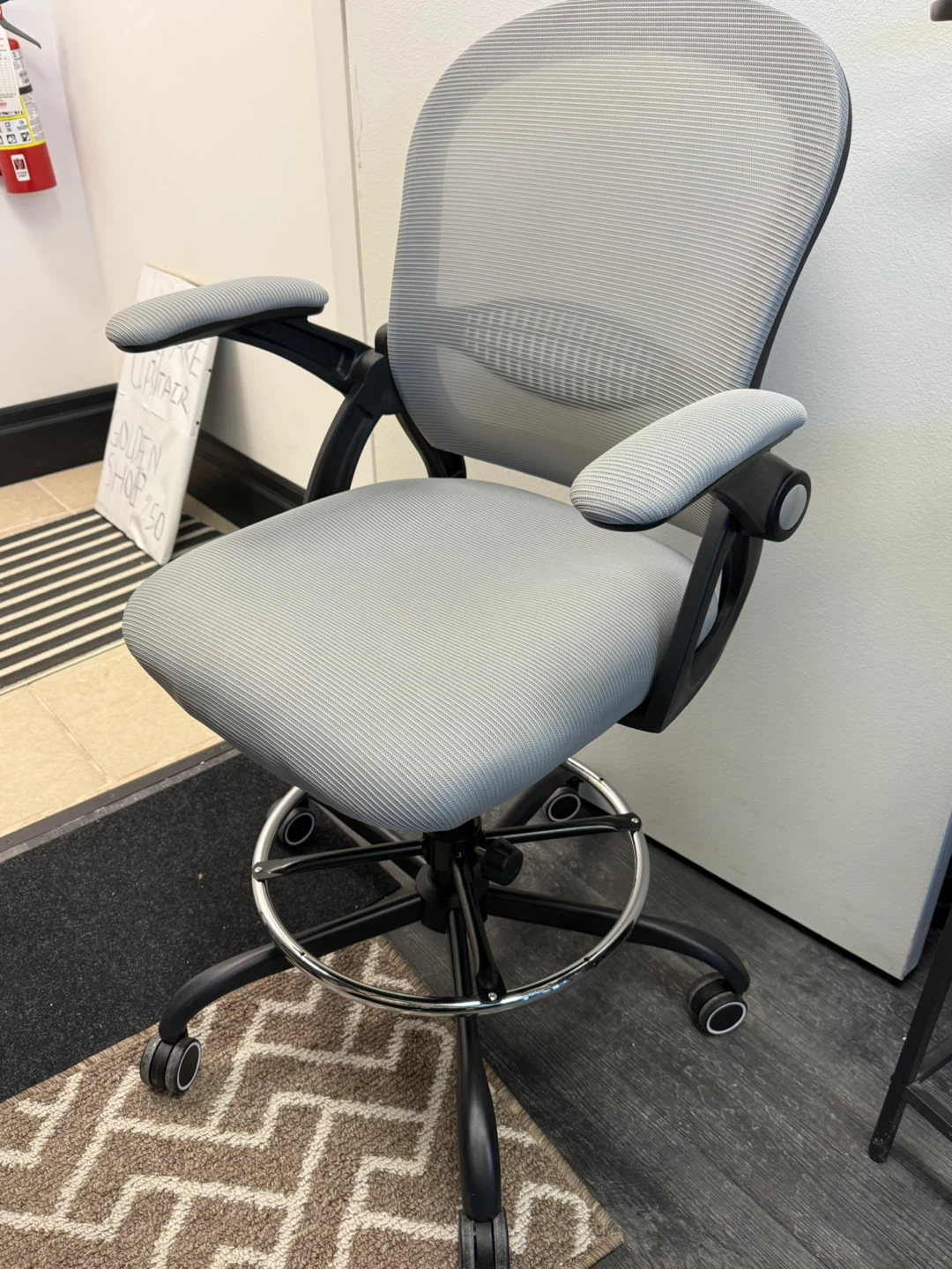 Grey Mesh Office Chair