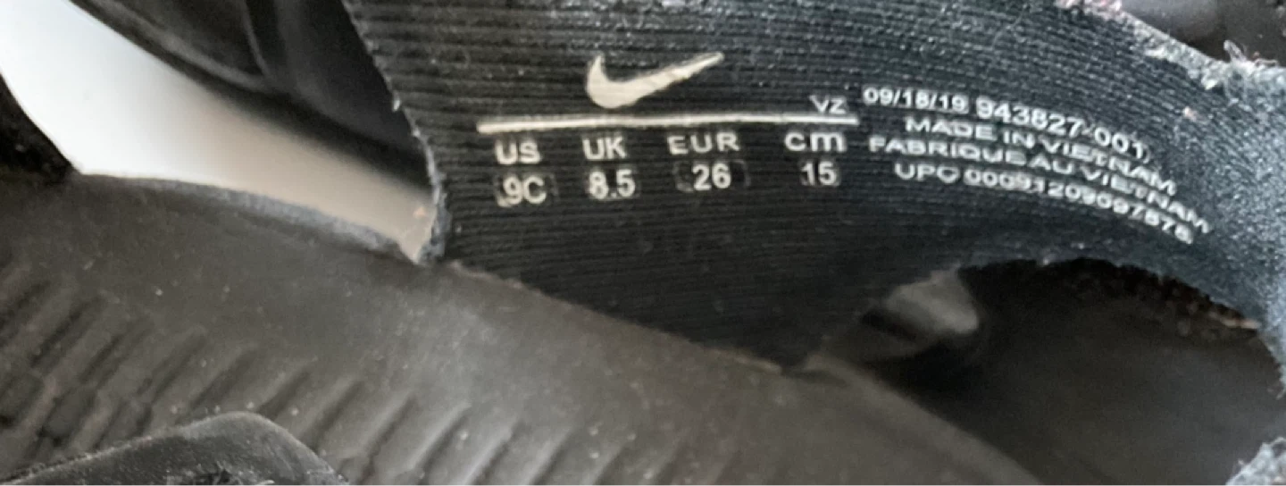 Nike Sunray Protect 2 black toddler sandals size 9 - photo 4