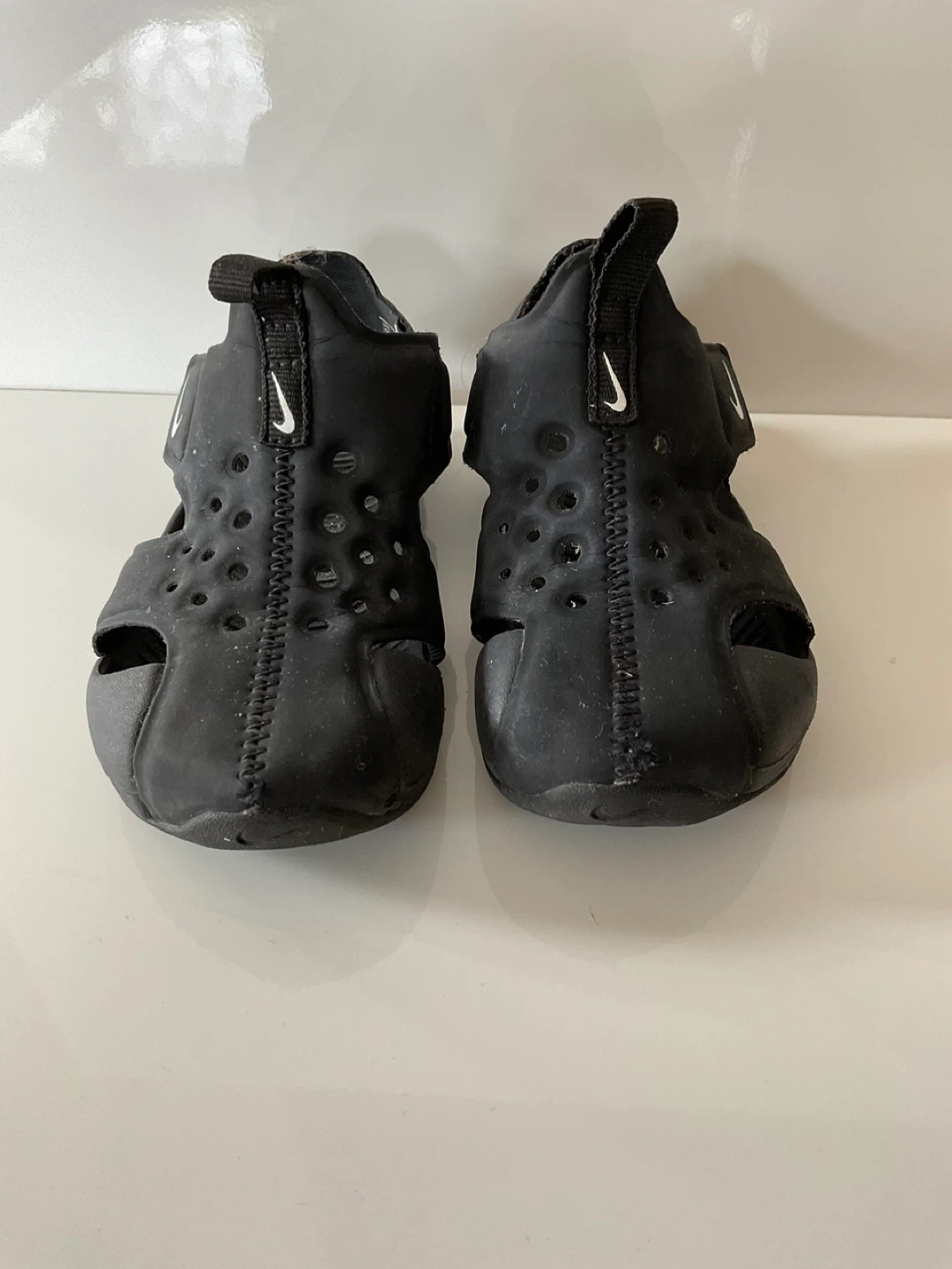 Nike Sunray Protect 2 black toddler sandals size 9 - photo 2