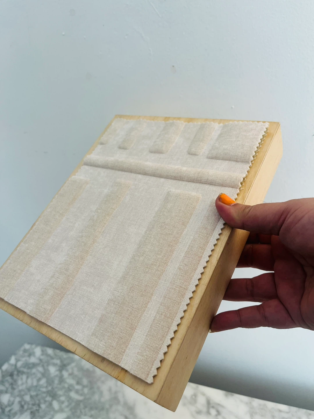 Textile Art - Ivory Velvet