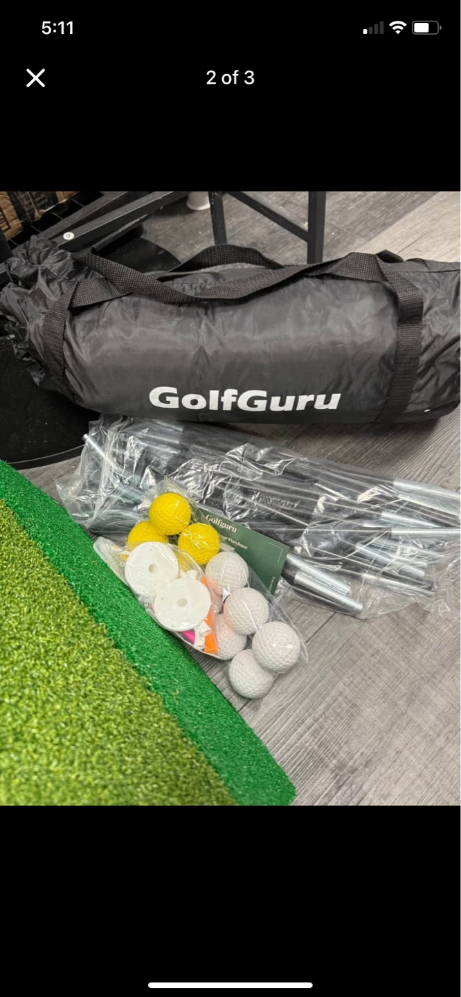 GolfGuru Golf Chipping Net with Mat and Balls - photo 2
