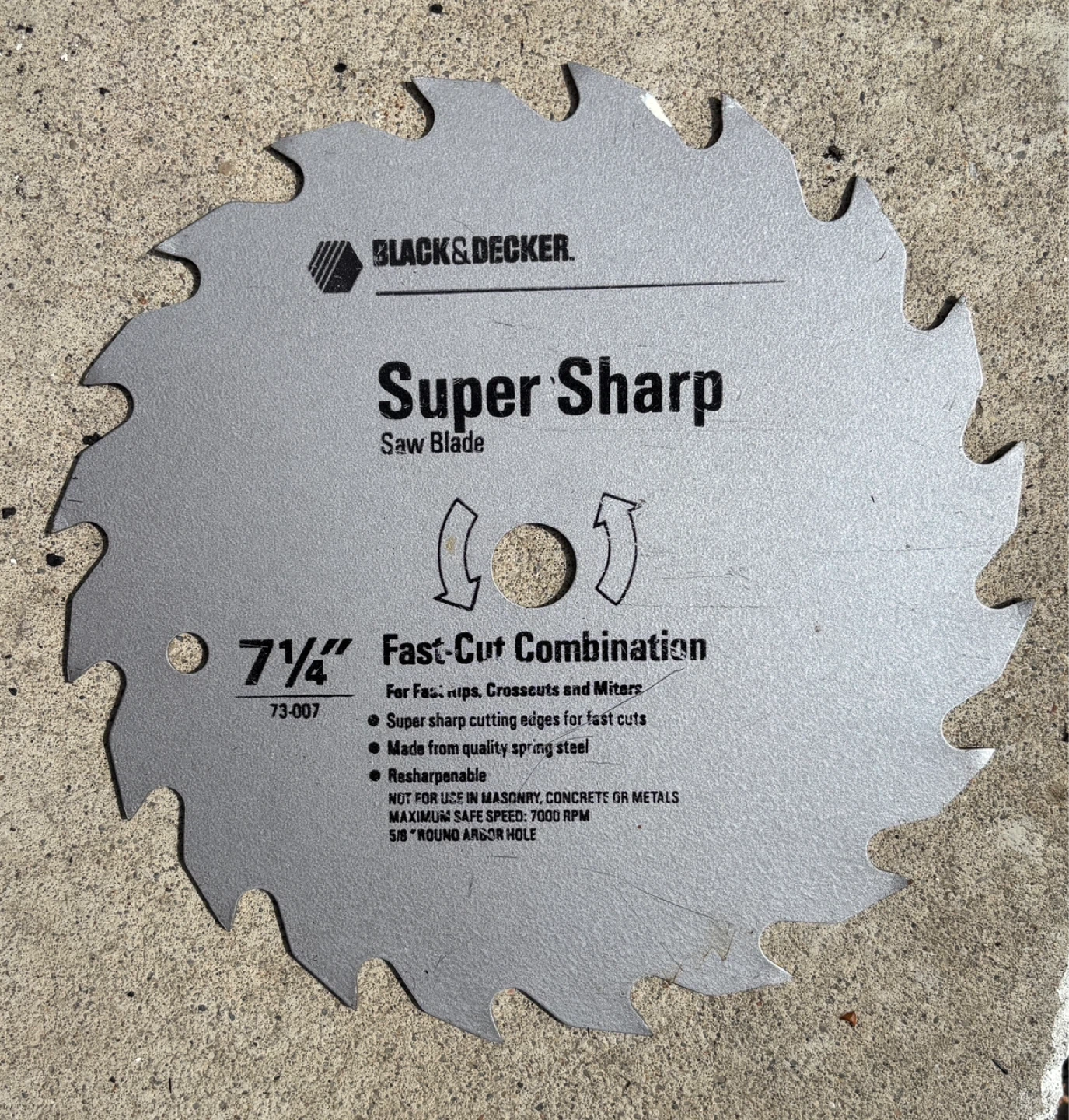 Saw Blades various sizes (5 available)