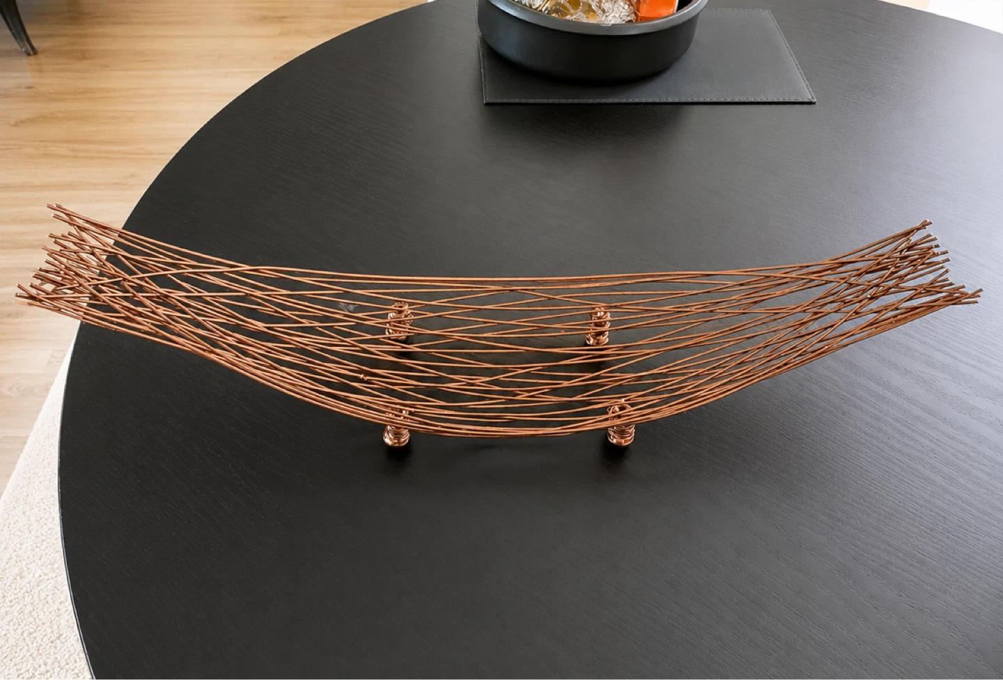 Copper Wire Decorative Bowl