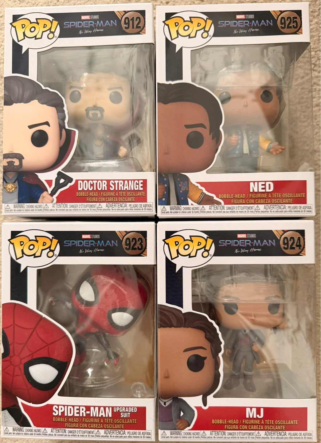 Funko Pop! Marvel Spider-Man: No Way Home Figures Collection