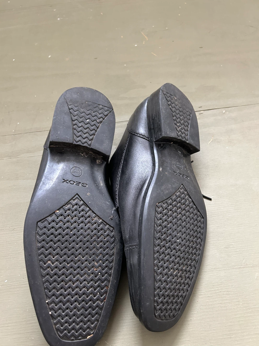Geox Black Leather Dress Shoes - Size 34 - photo 3