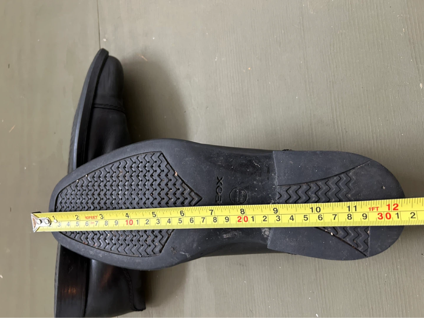 Geox Black Leather Dress Shoes - Size 34