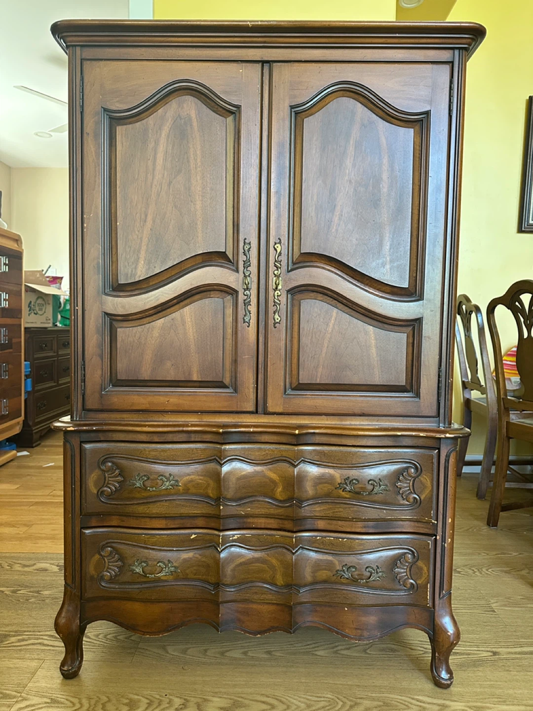 Vintage Malcolm French Provincial Armoire (CAN DELIVER)