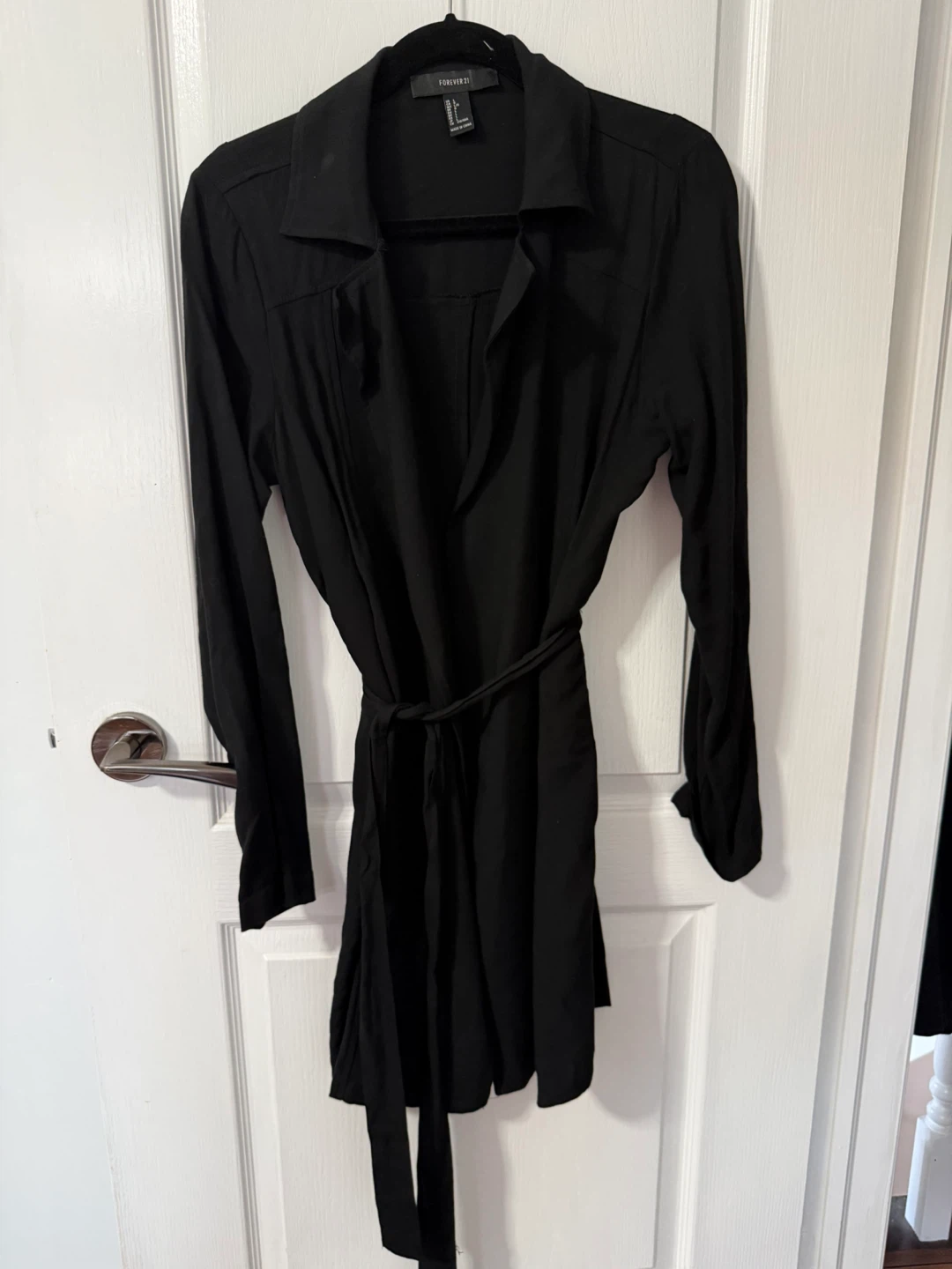 Black Belted Long Shirt