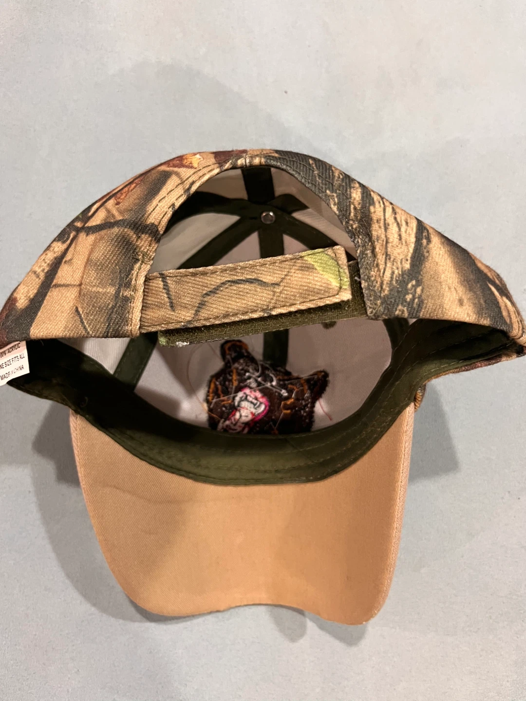 NEW Camouflage Bear Embroidered Baseball Cap - photo 2