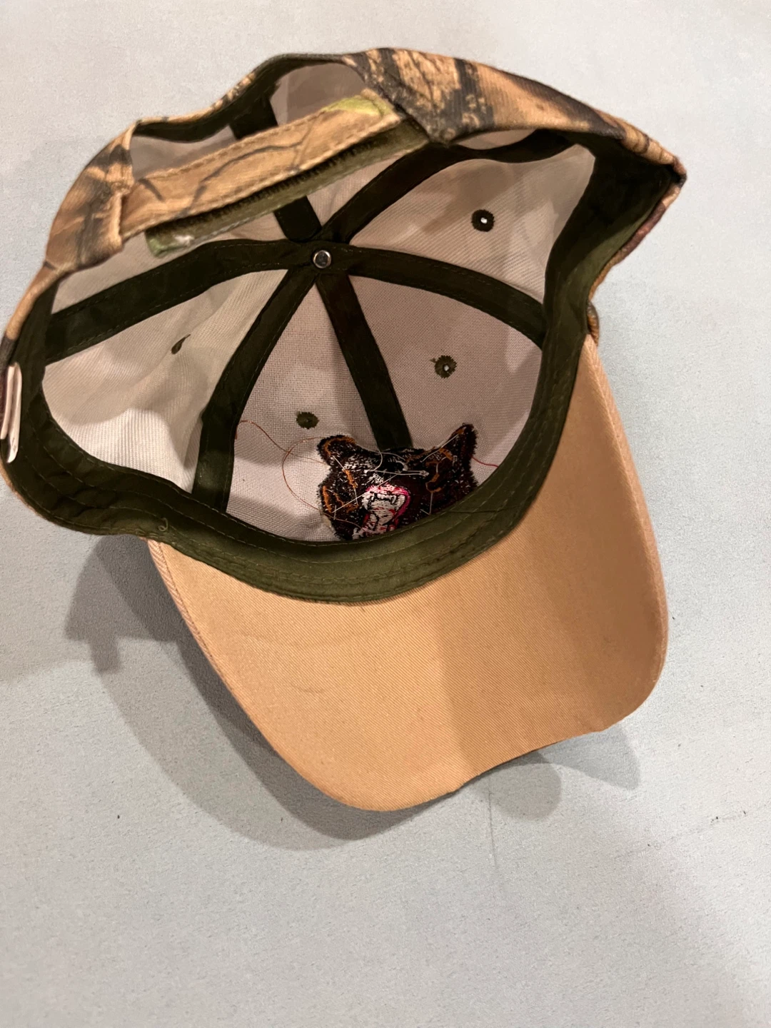NEW Camouflage Bear Embroidered Baseball Cap - photo 3