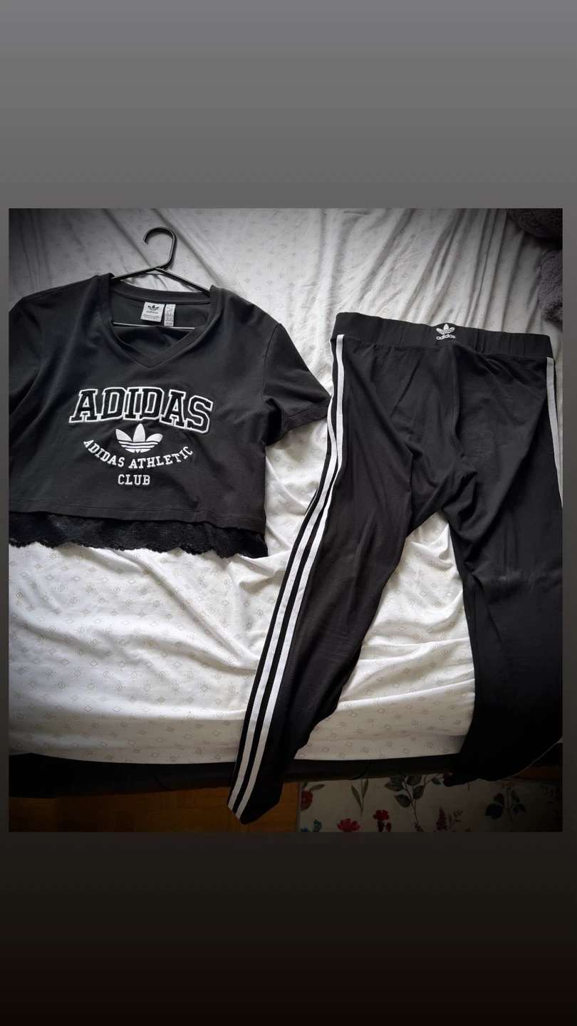 Adidas Athletic Club T-Shirt and Leggings Set