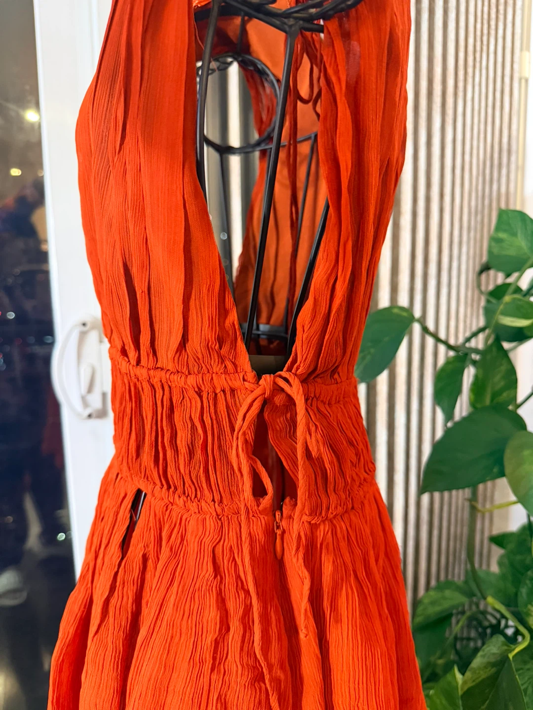 Chiffon Zara Orange Dress - photo 3