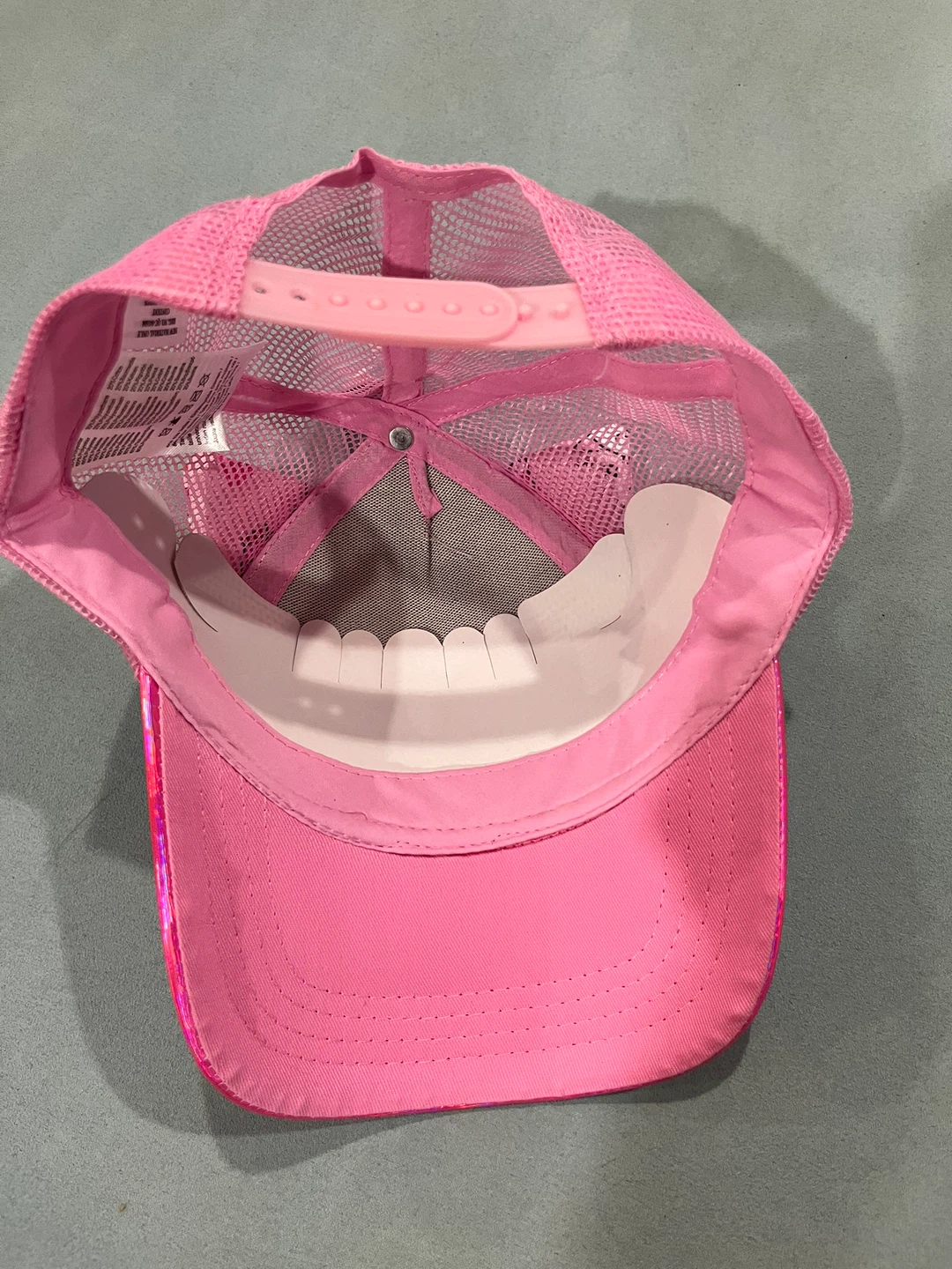 Brand NEW Pink Trucker Hat with Cat Ears and Strawberry - photo 2