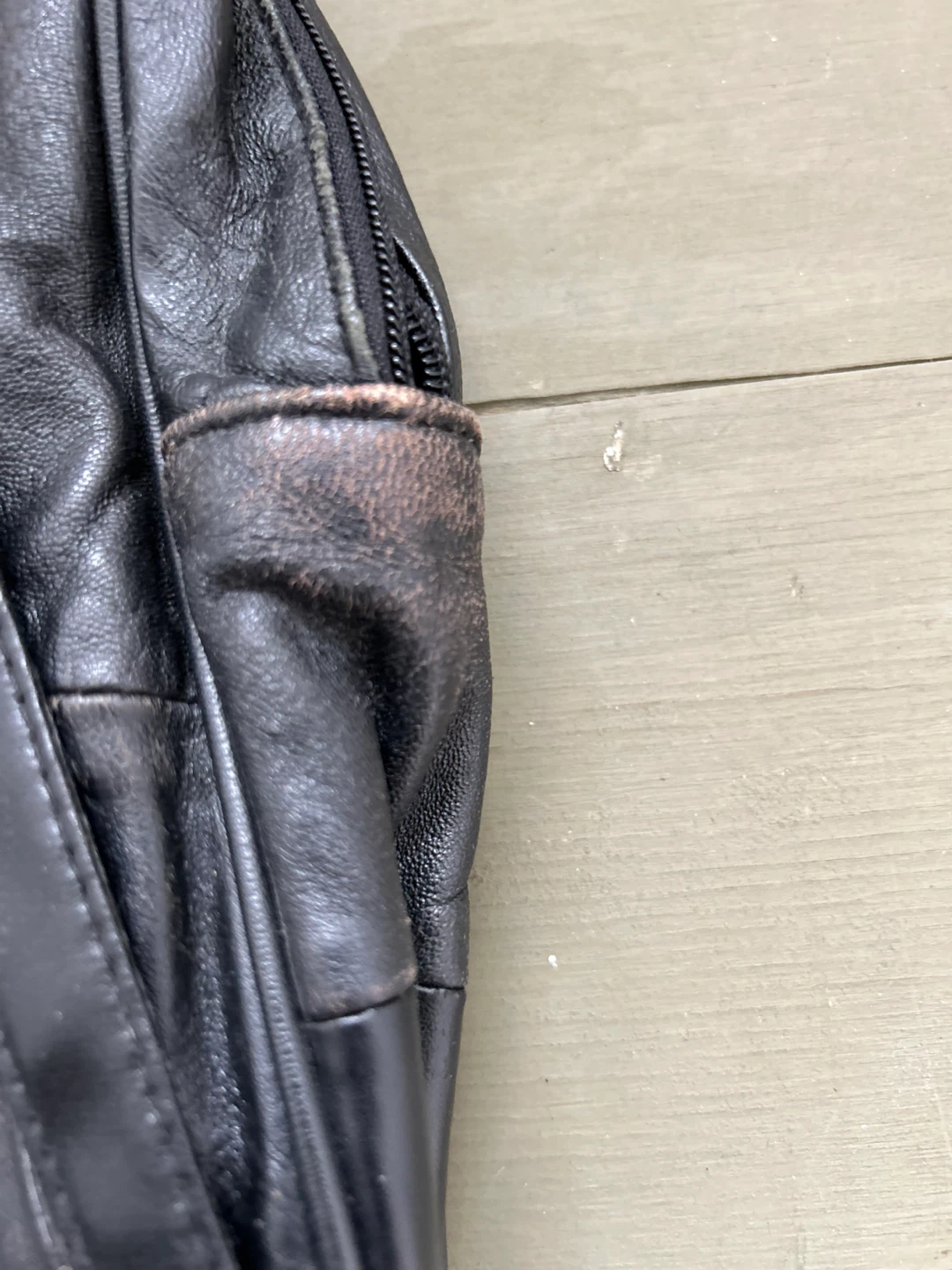Black Leather Backpack - photo 3