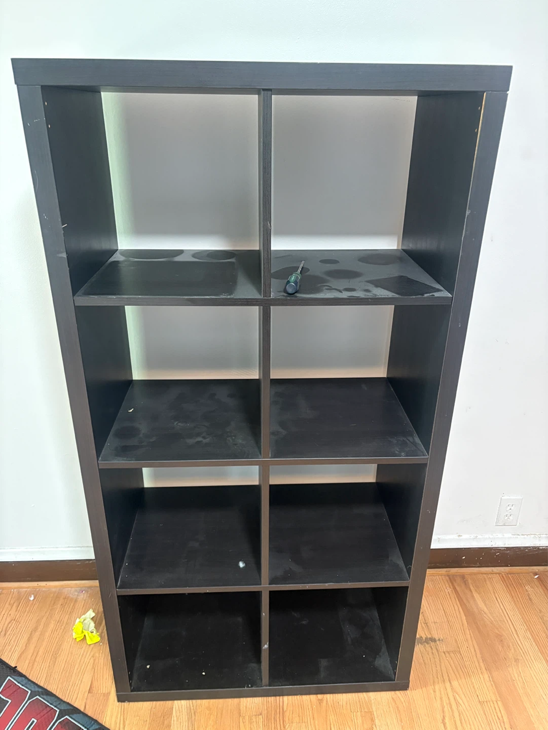 Black 8-Cube Bookshelf/Storage Unit - photo 2