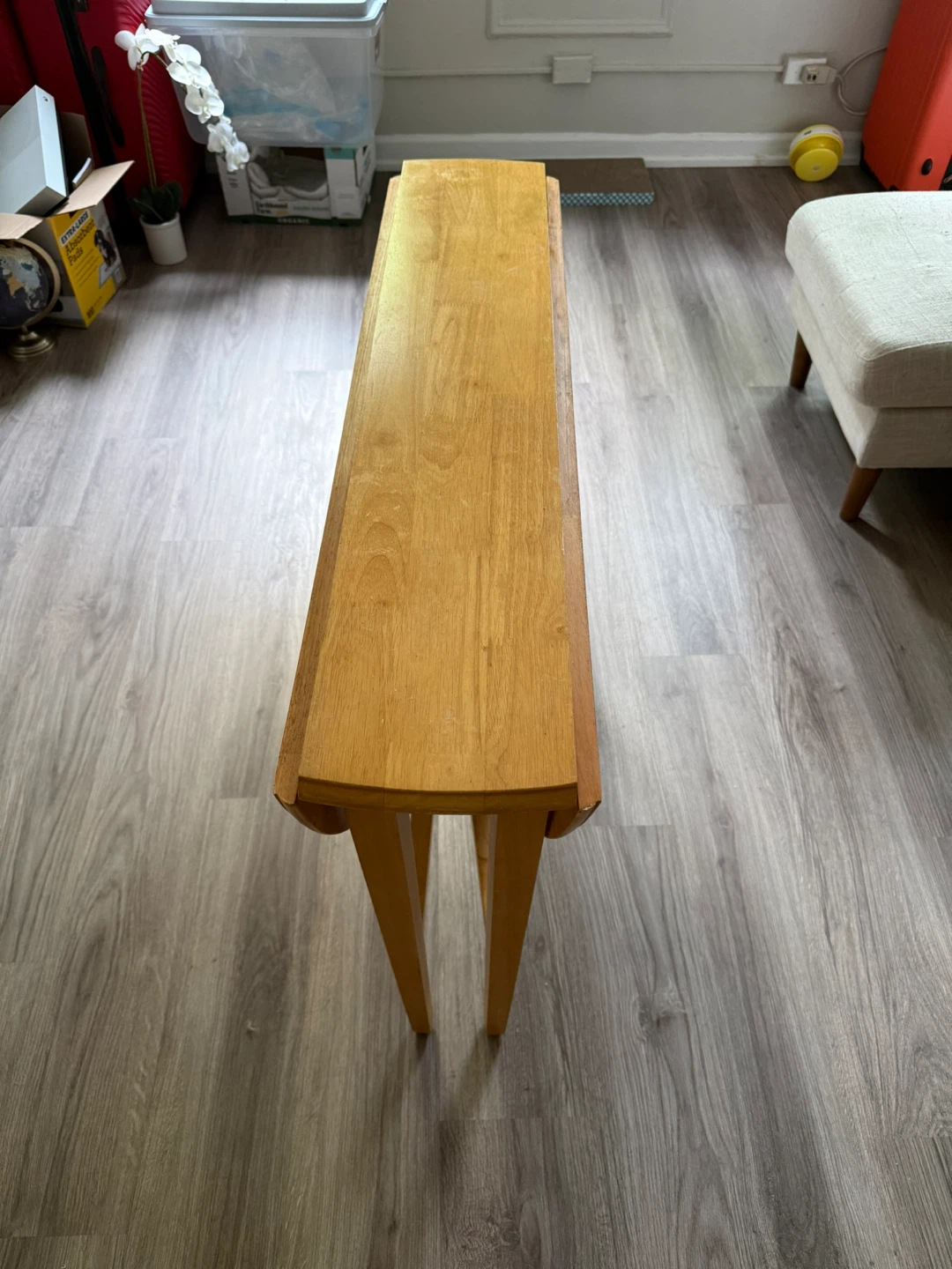 Round Drop Leaf Table - photo 3
