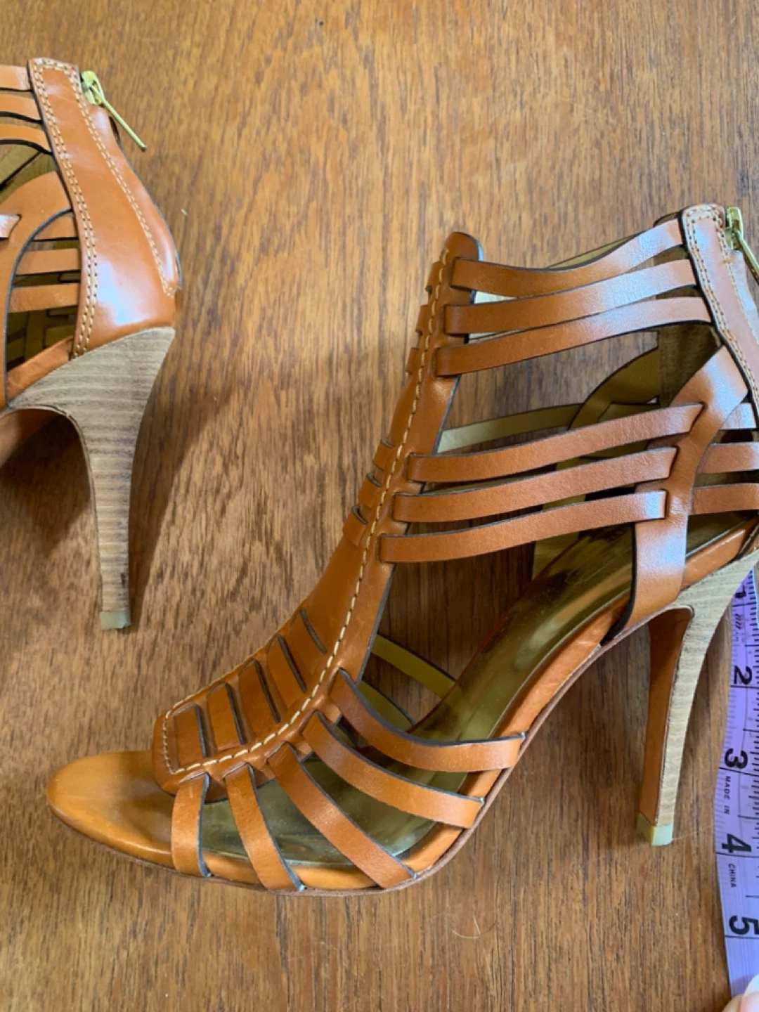 Coach Vegan Leather Strappy High Heel Sandals - photo 5