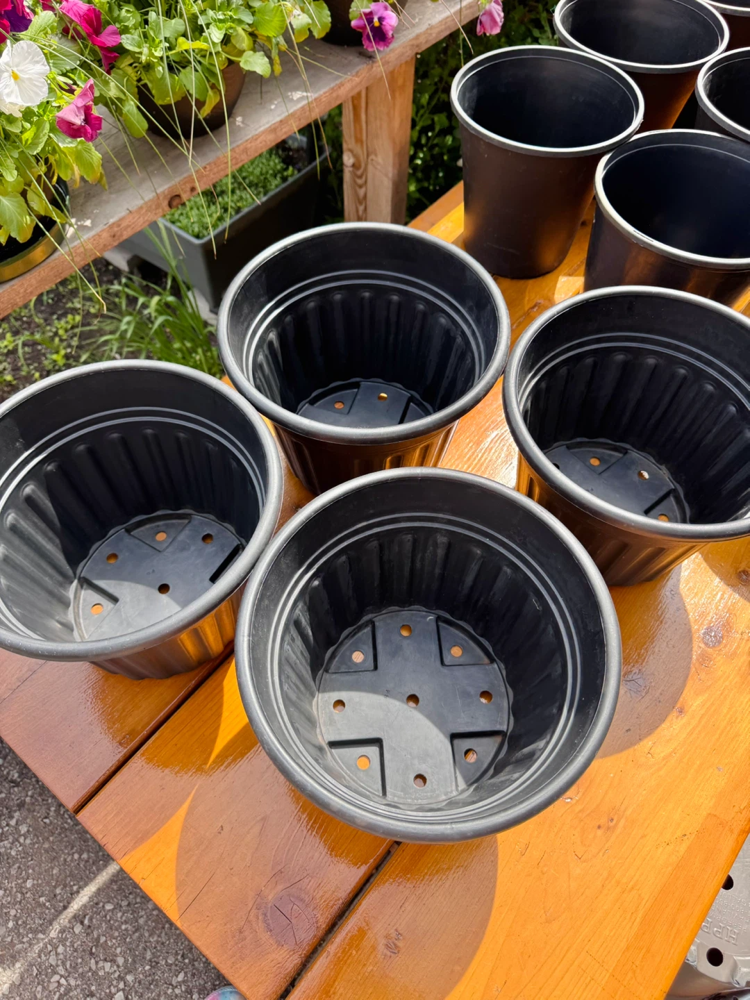 $2 Each Large Nursery Pot - 10.5”× 8” - photo 3