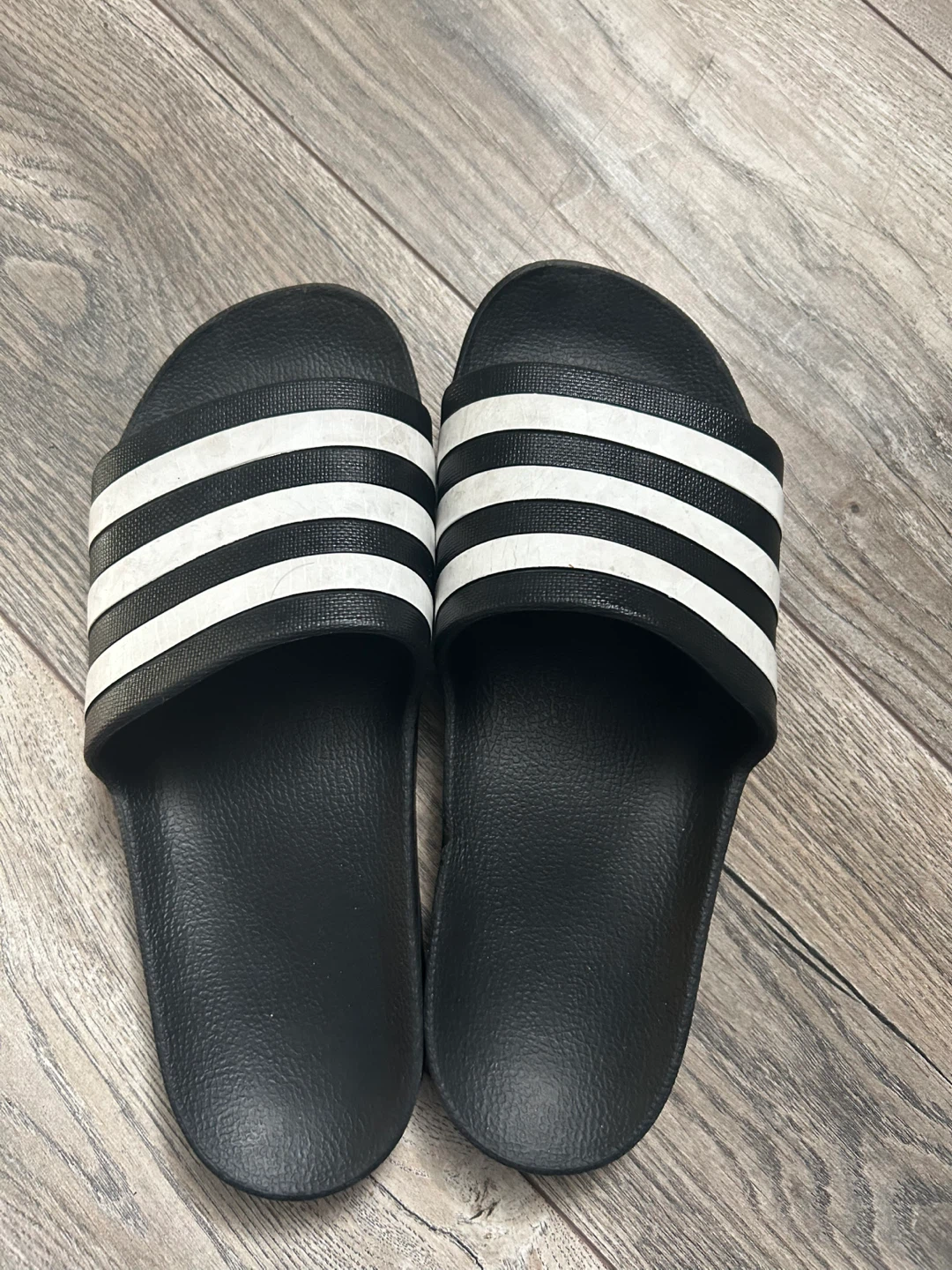 Adidas Slides - Black/White
