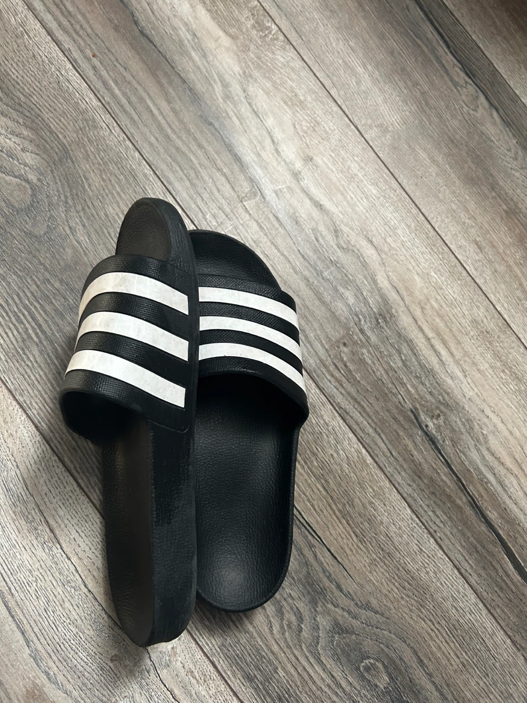 Adidas Slides - Black/White - photo 2