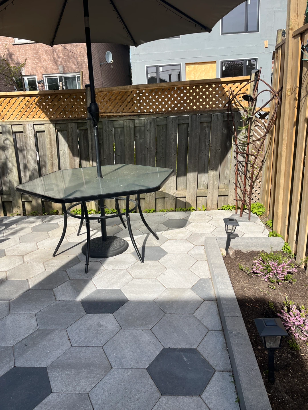 Patio Dining Set with Glass Table and 4 Chairs - photo 5