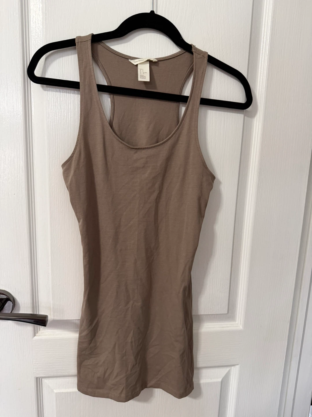 Racerback Tank Top - Taupe