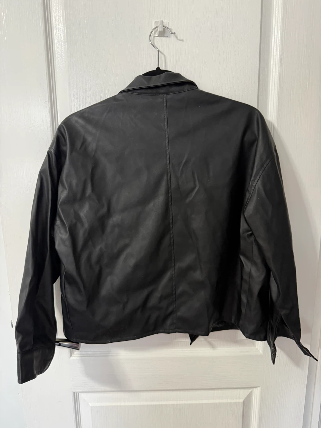 BNWT Faux Leather Jacket - Black - photo 2