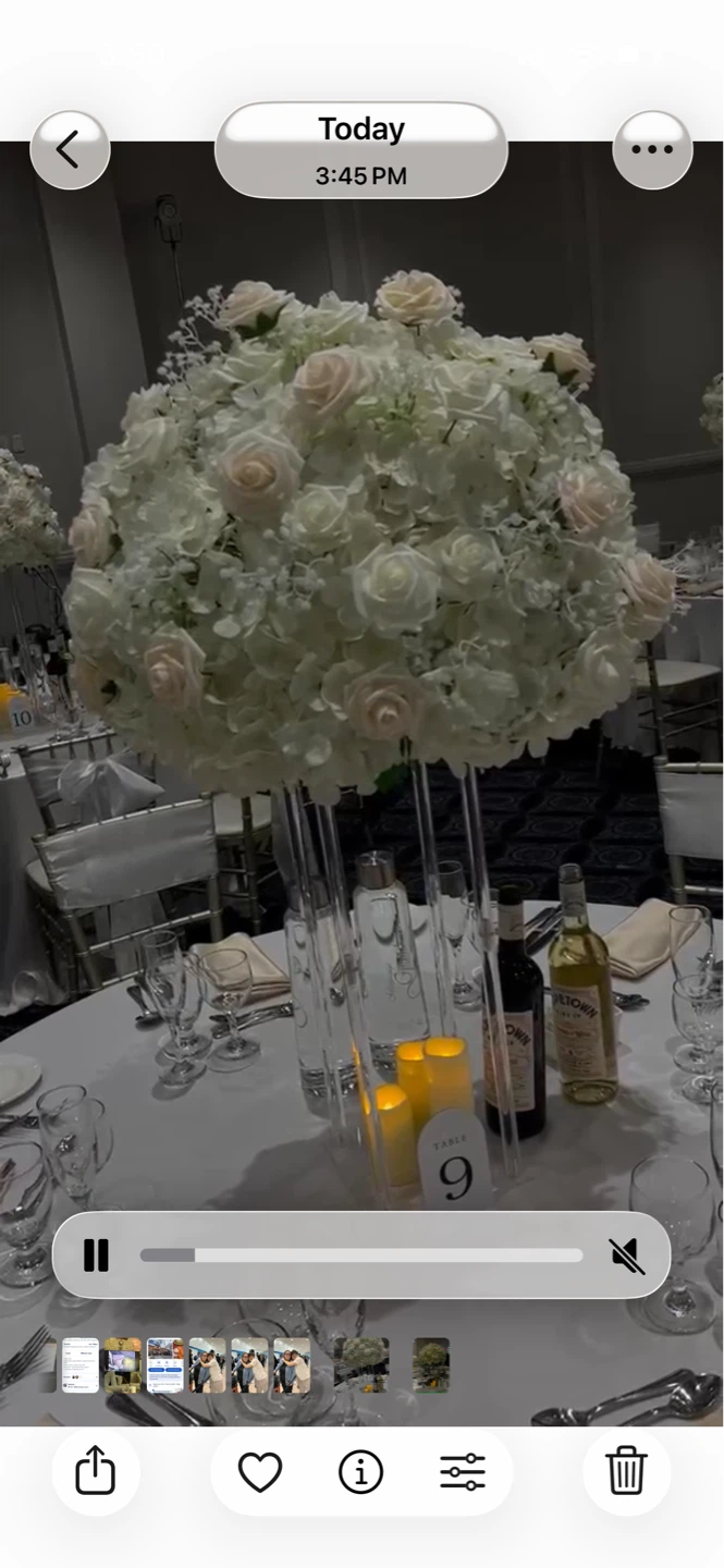 Large White Floral Centerpiece - photo 3