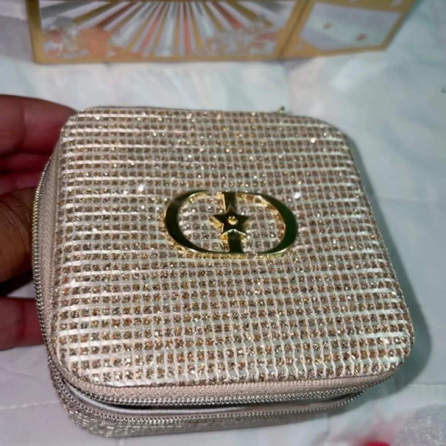 GWP Christian Dior Jewelry Box Case with Mirror and Star Charms - photo 5