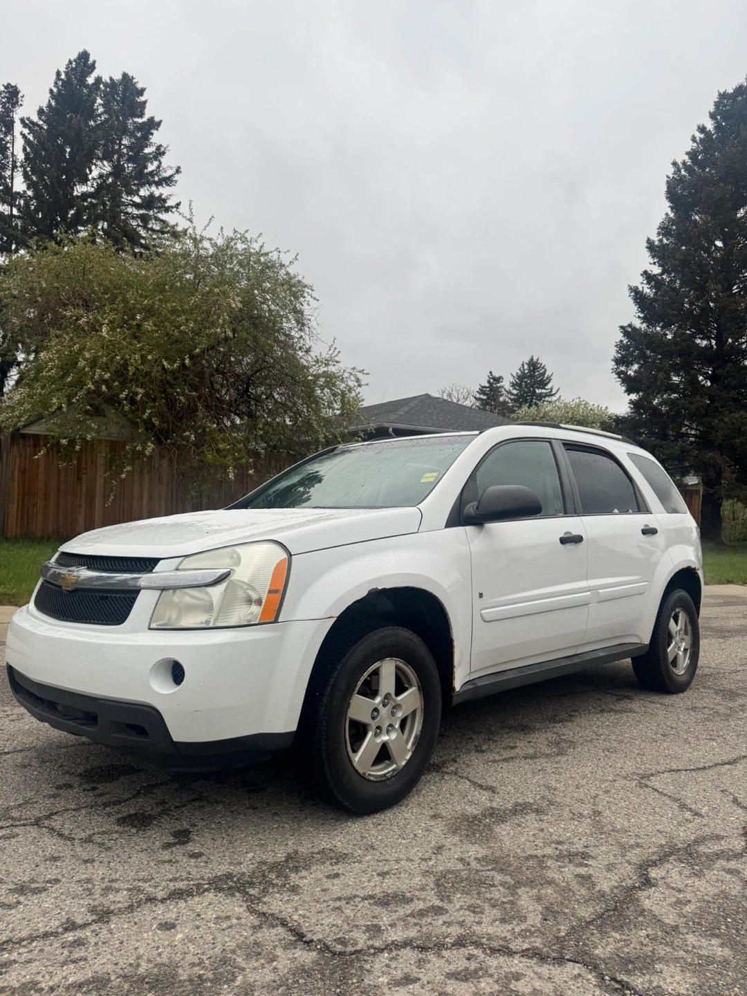 White Chevrolet Equinox LS