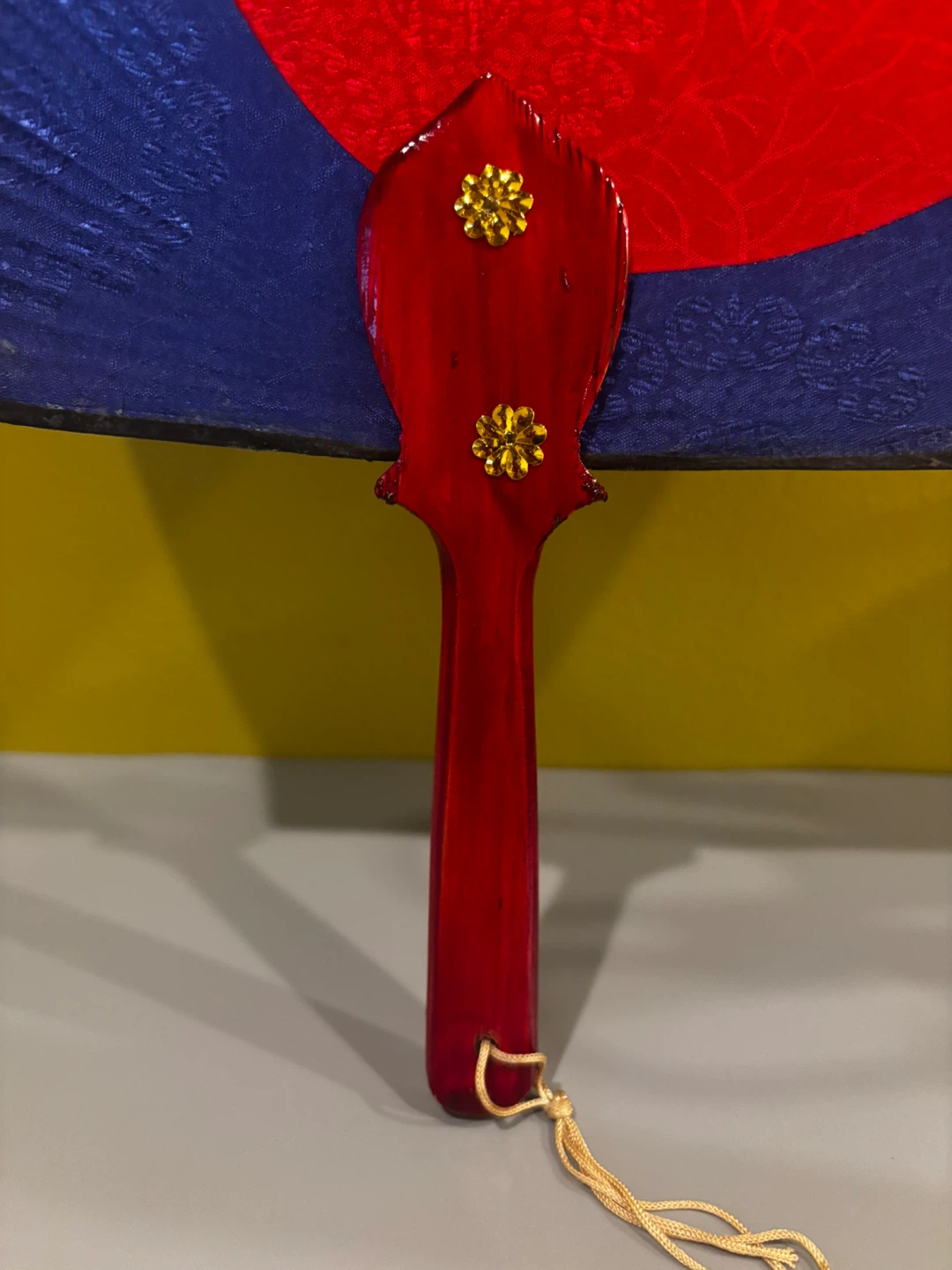 Decorative Hand Fan with Swirl Design - photo 2
