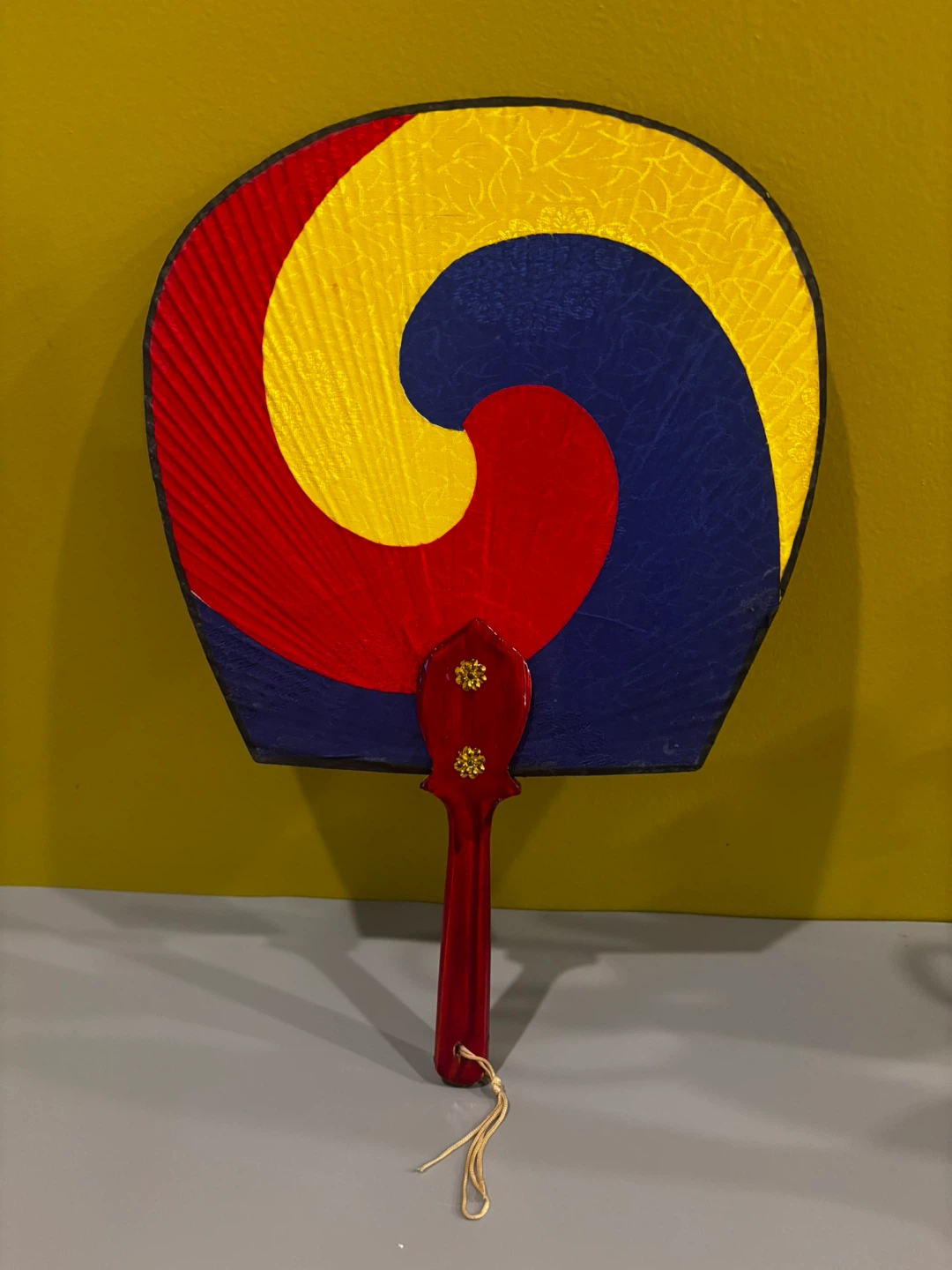 Decorative Hand Fan with Swirl Design - photo 4