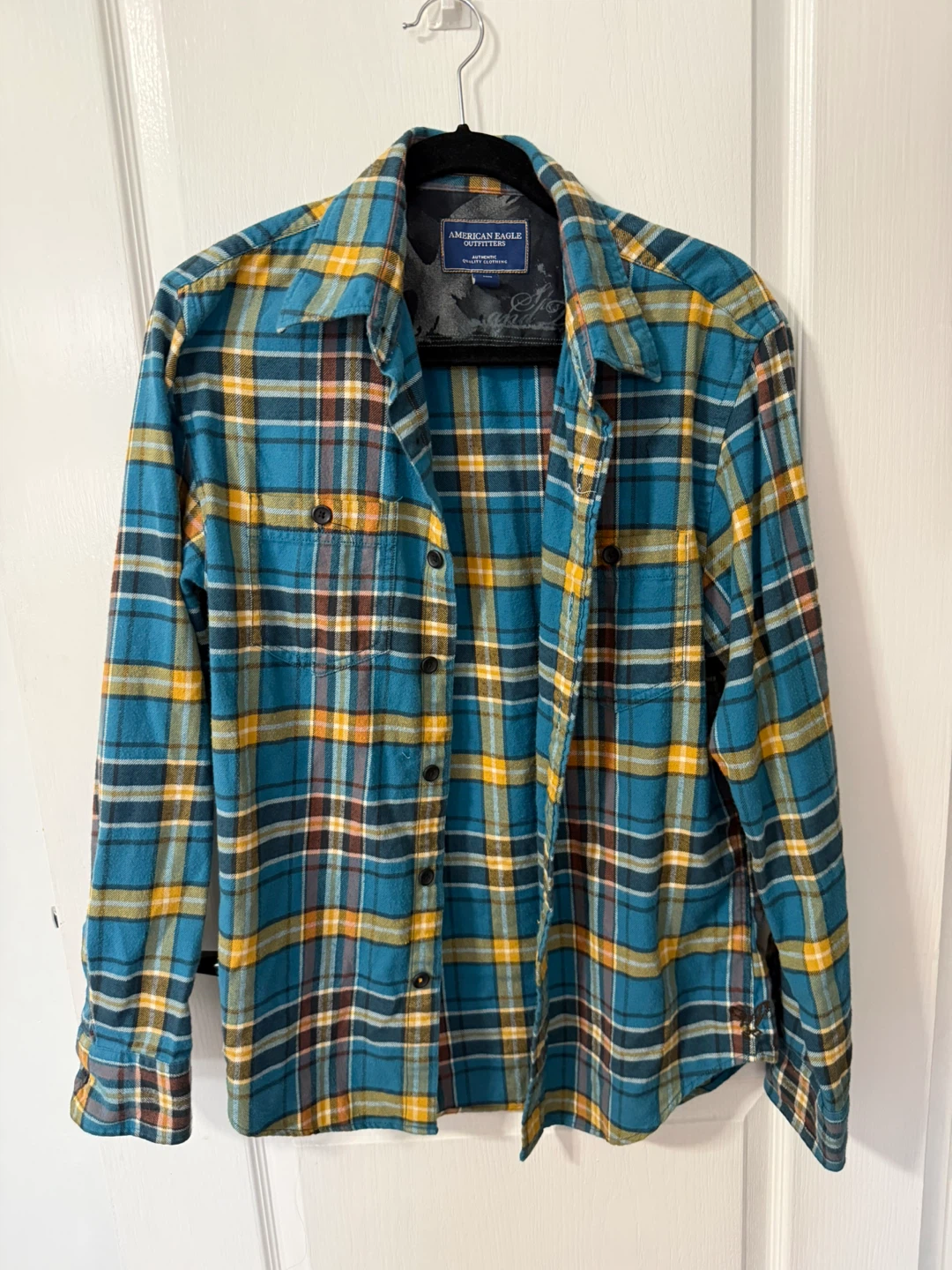 American Eagle Plaid Flannel Shirt