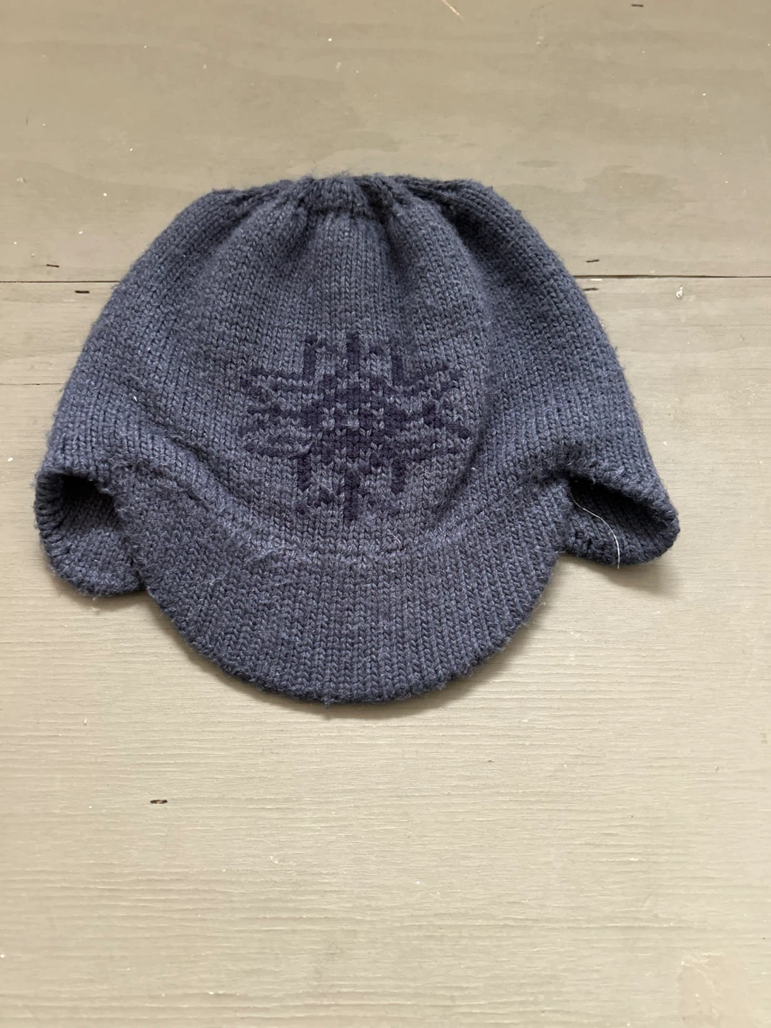 Knit Hat with Snowflake Design - photo 3
