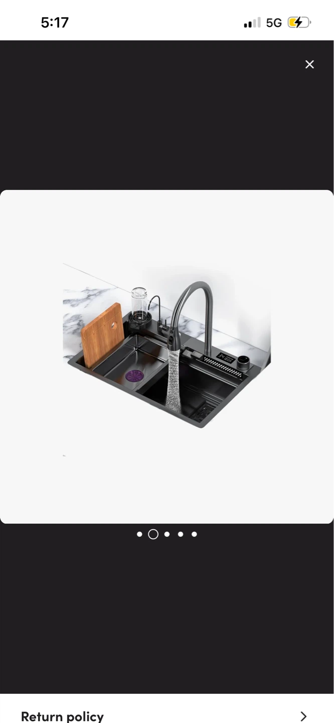 New SHARK Black 29.5-in L Double Bowl Stainless Steel Sink - photo 2