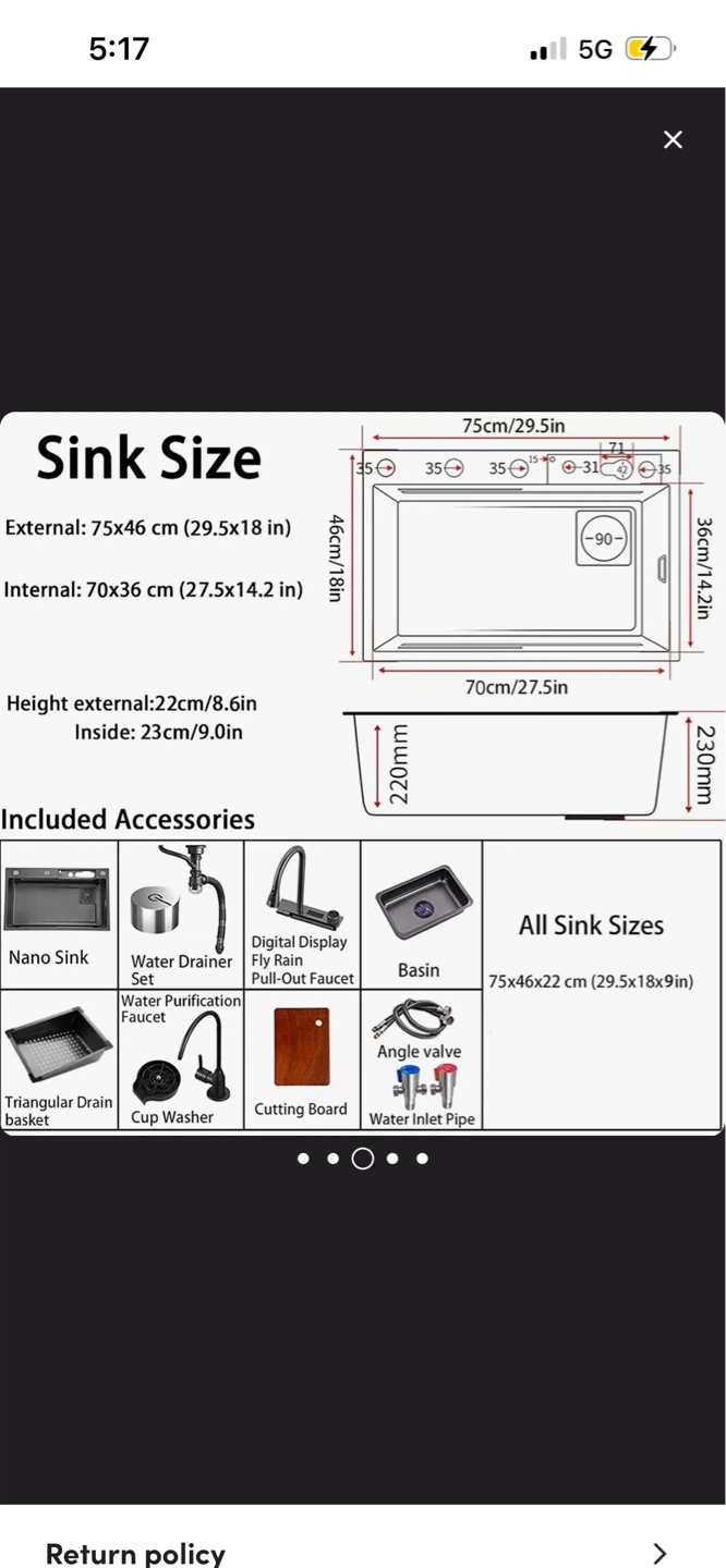 New SHARK Black 29.5-in L Double Bowl Stainless Steel Sink - photo 3
