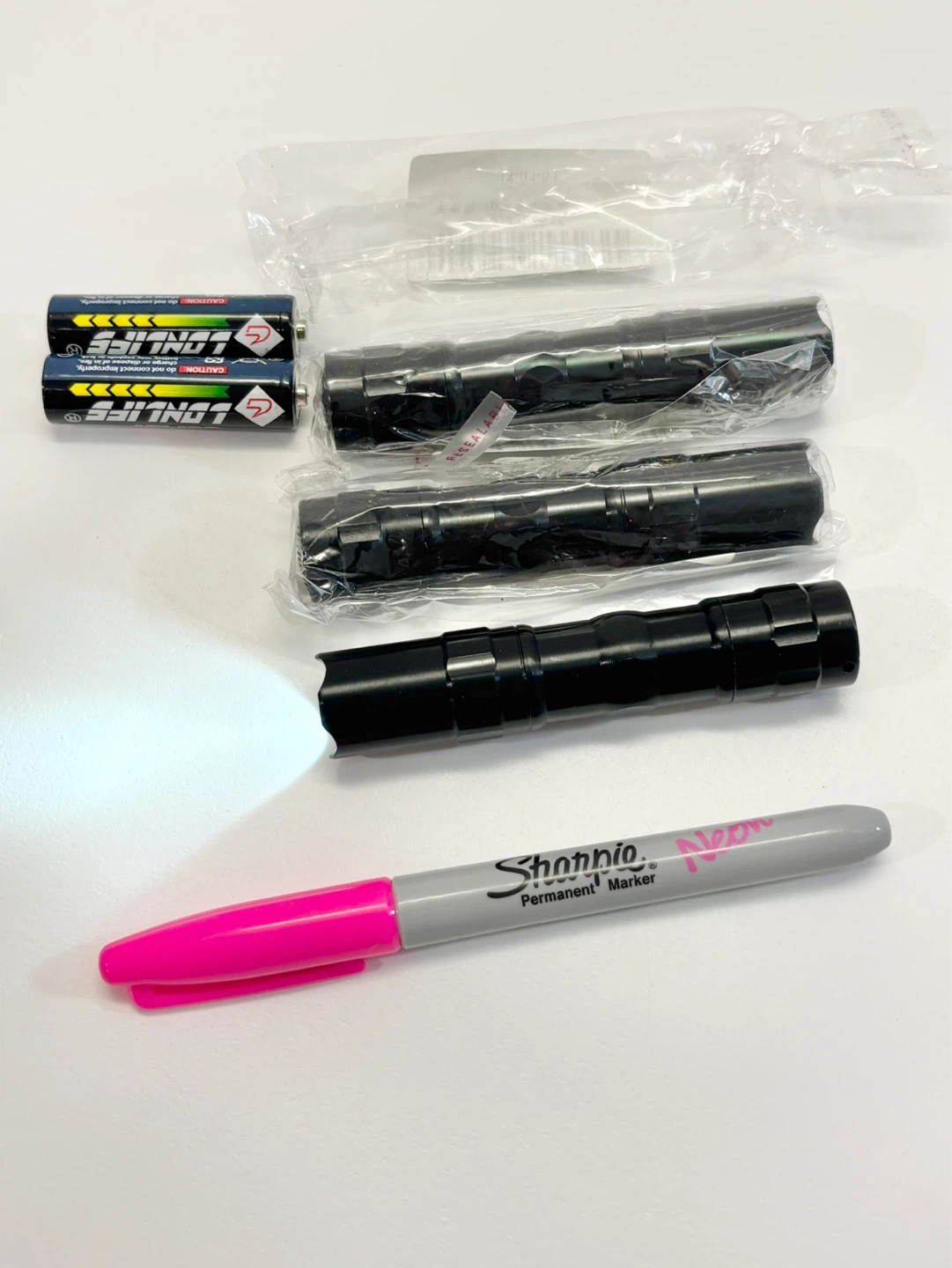 Flashlights with Batteries 3 pack with batteries