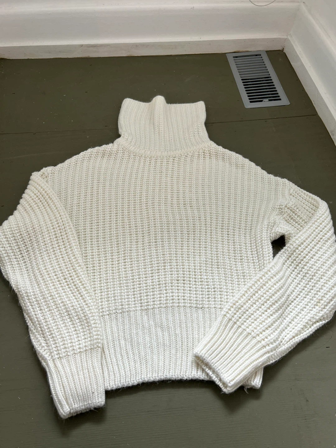 TOPAL V&S Fashion Collection Cream Knit Turtleneck Sweater - photo 5