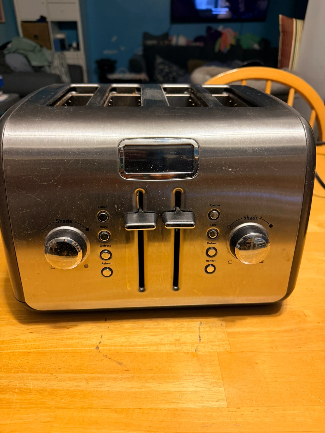 4-Slice Stainless Steel Toaster