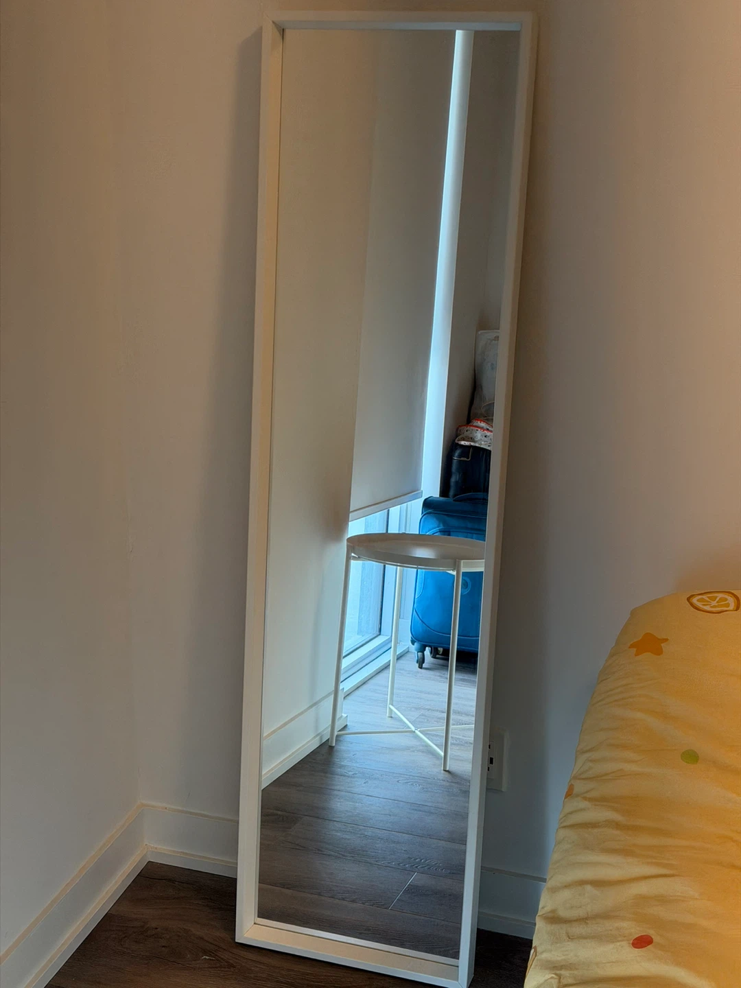 IKEA NISSEDAL Mirror - White, 40x150 cm